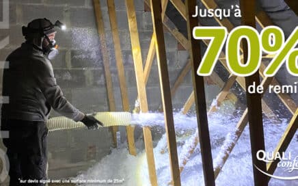 isolation des combles remise 70 Quali Confort