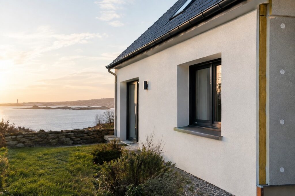 Isolation-par-lexterieur-d´une-maison-en-Bretagne
